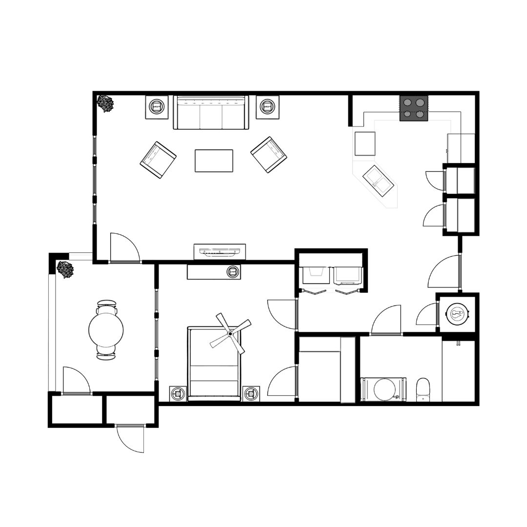 Aspen floor plan drawing